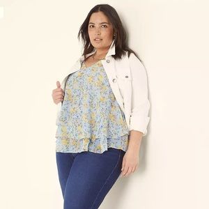 🔥Lane Bryant Lot (4) Chiffon Tops size 24